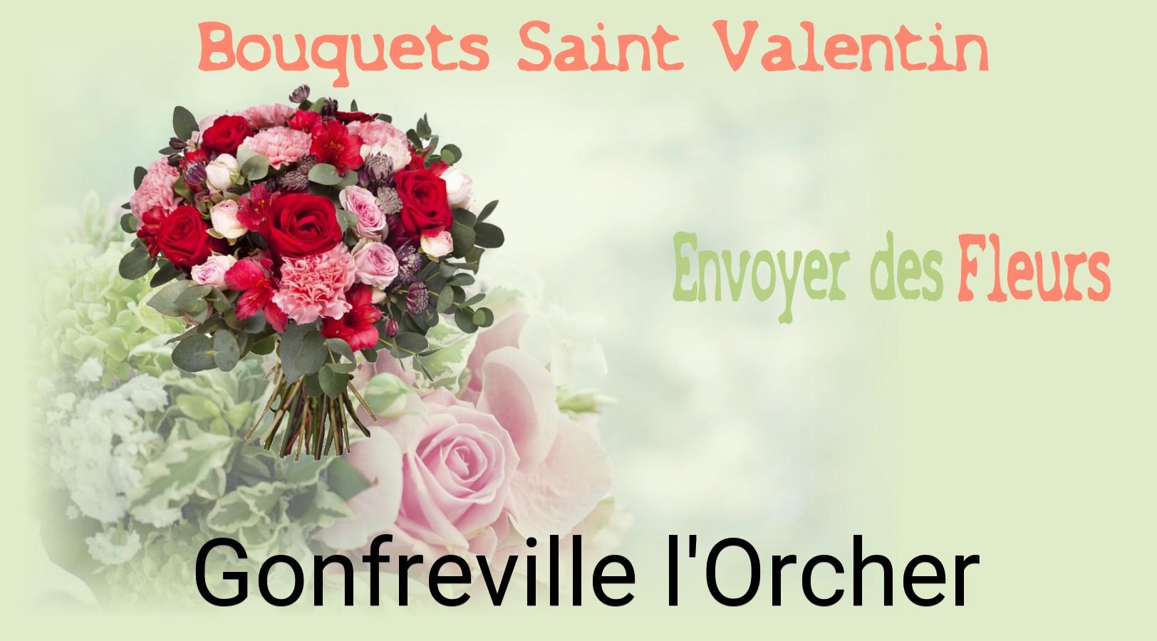Roses de Saint-Valentin livrées à Gonfreville-l'Orcher
